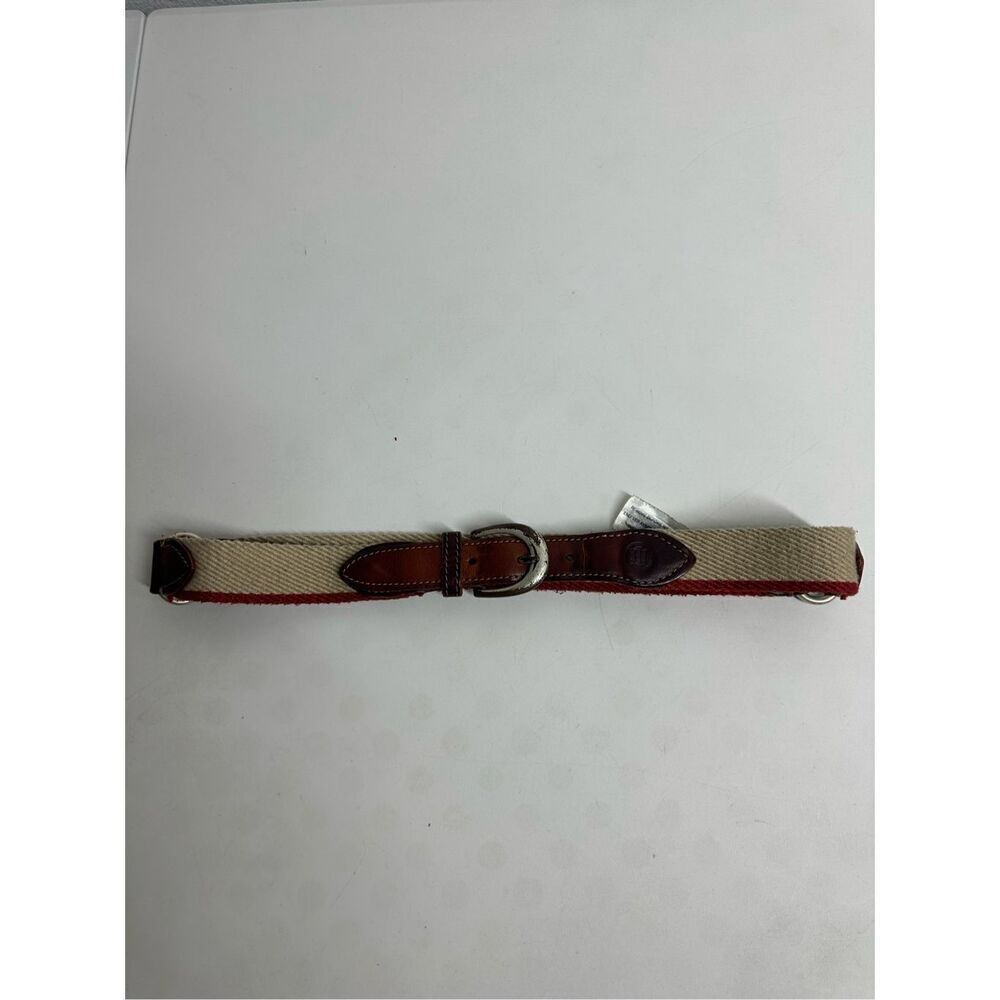 Tommy Hilfiger Vegan Leather Belt Size 31” See Description